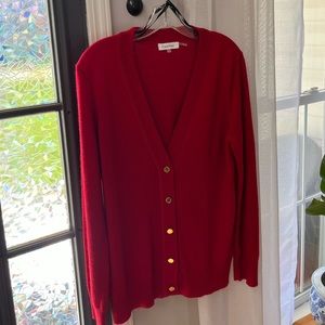 Calvin Klein Vintage Cardigan Sweater L